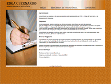 Tablet Screenshot of edgarnunobernardo.com